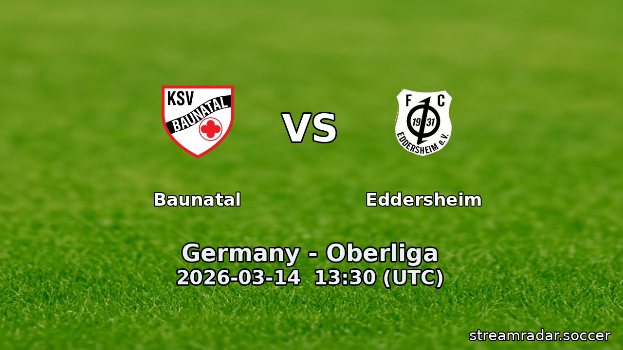Baunatal vs Eddersheim