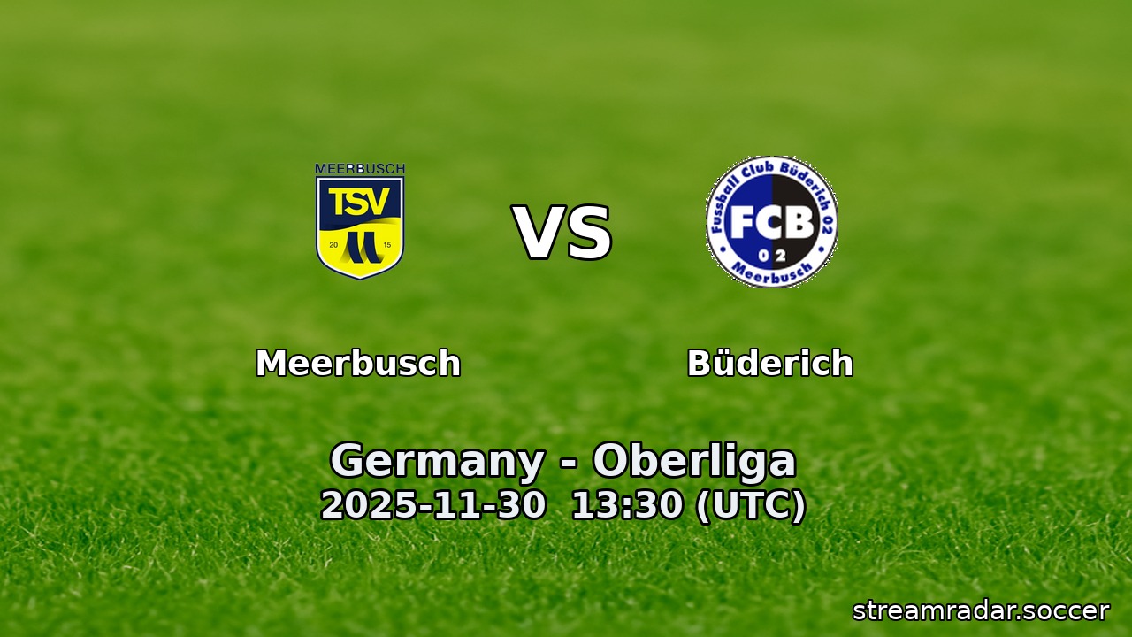 Meerbusch vs Büderich