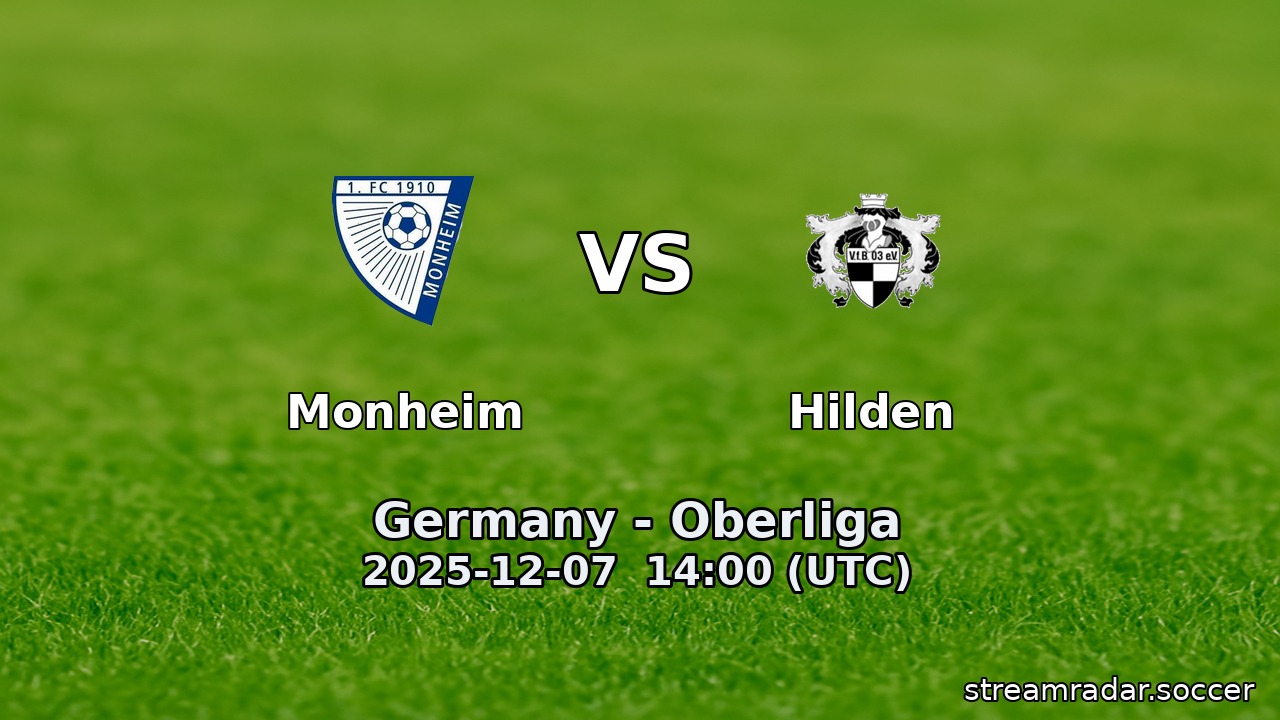 Monheim vs Hilden