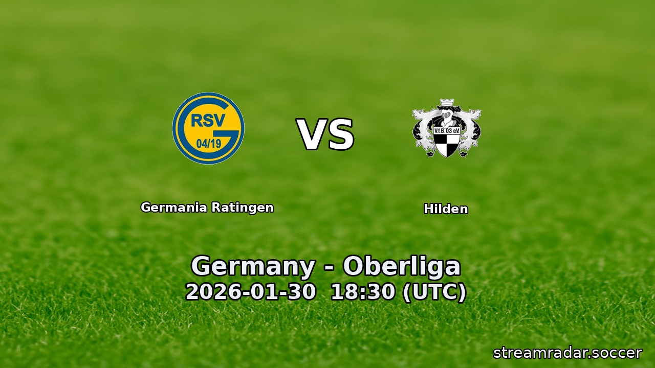 Germania Ratingen vs Hilden