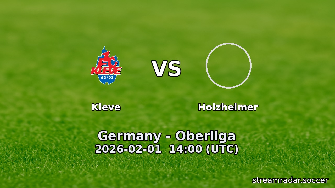 Kleve vs Holzheimer