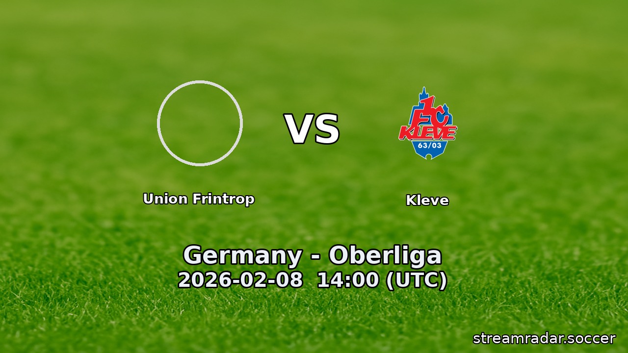 Union Frintrop vs Kleve