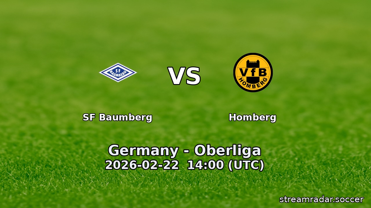SF Baumberg vs Homberg