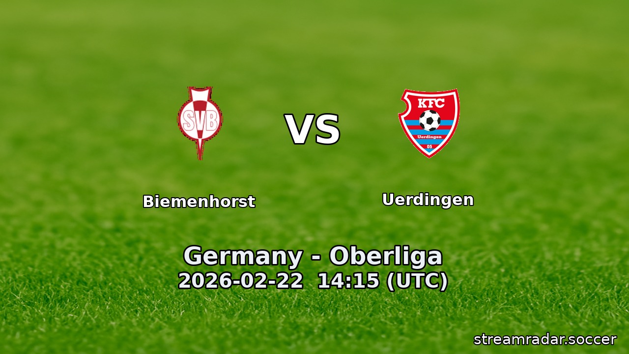 Biemenhorst vs Uerdingen