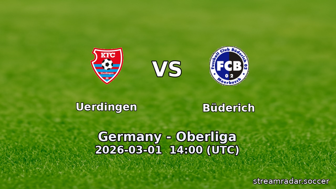 Uerdingen vs Büderich