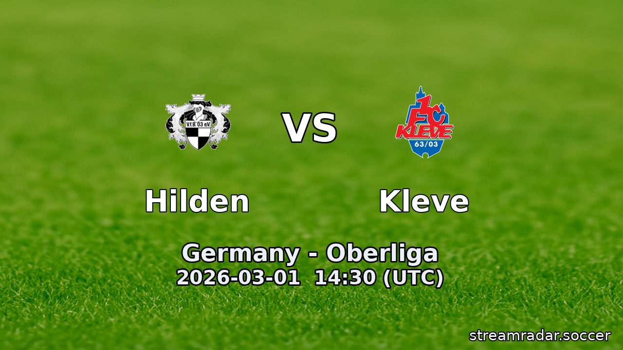 Hilden vs Kleve