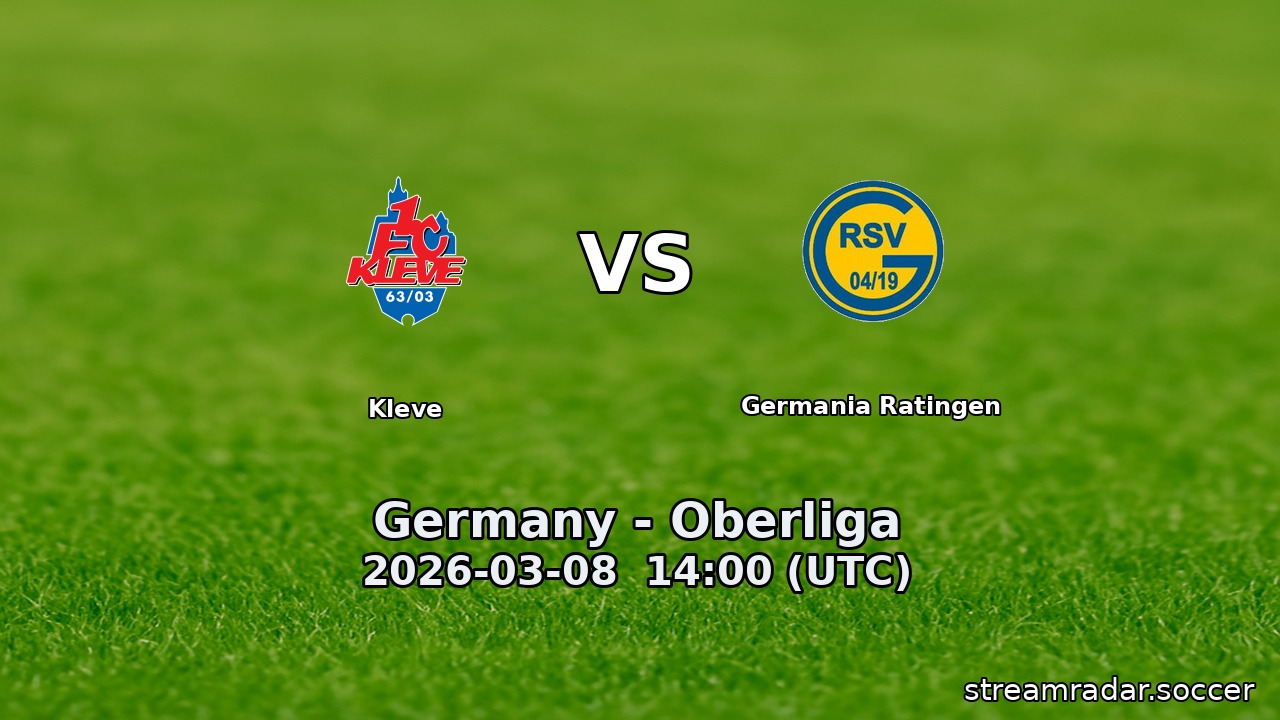 Kleve vs Germania Ratingen
