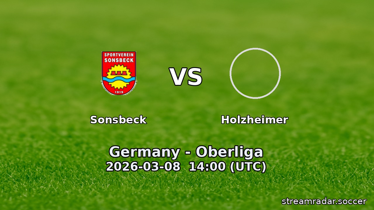 Sonsbeck vs Holzheimer