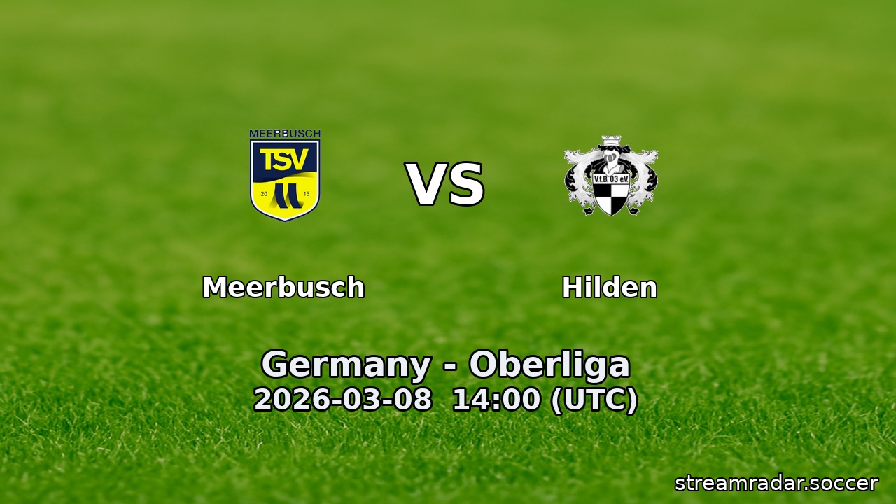 Meerbusch vs Hilden
