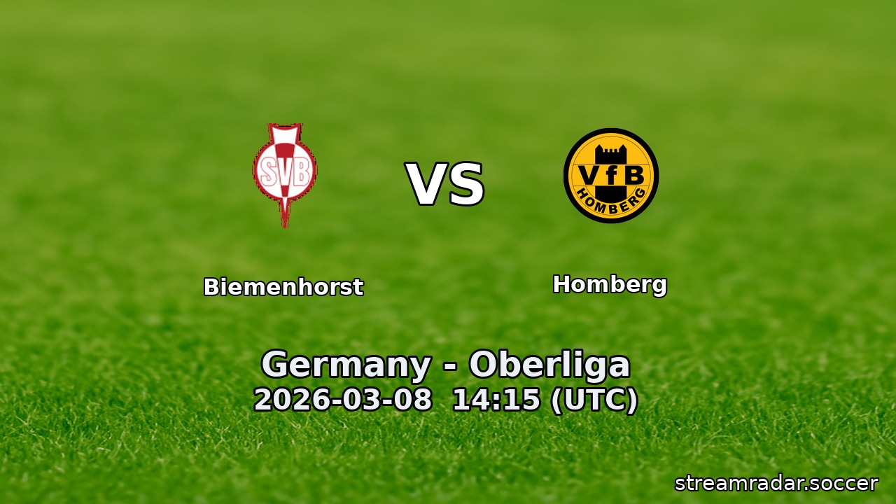Biemenhorst vs Homberg