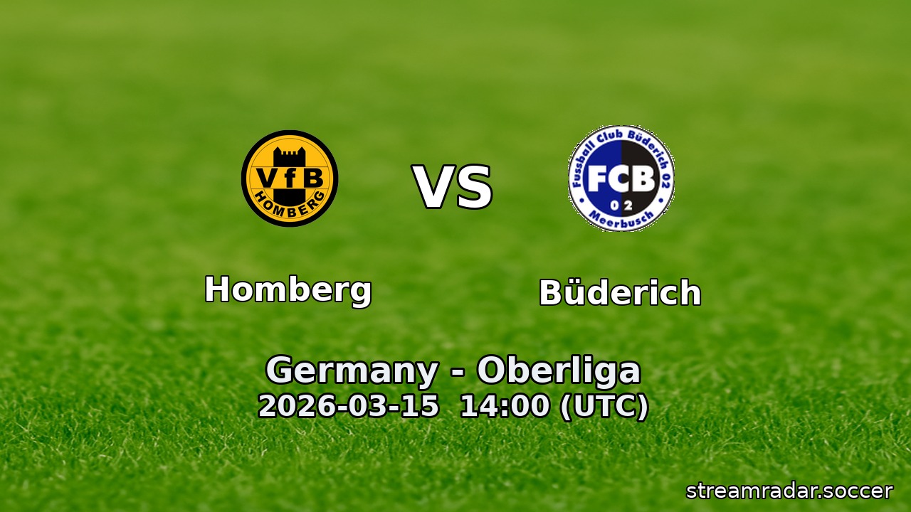 Homberg vs Büderich