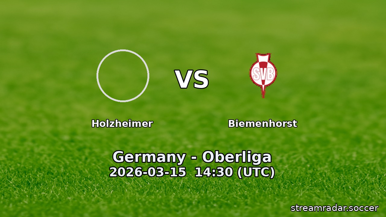 Holzheimer vs Biemenhorst