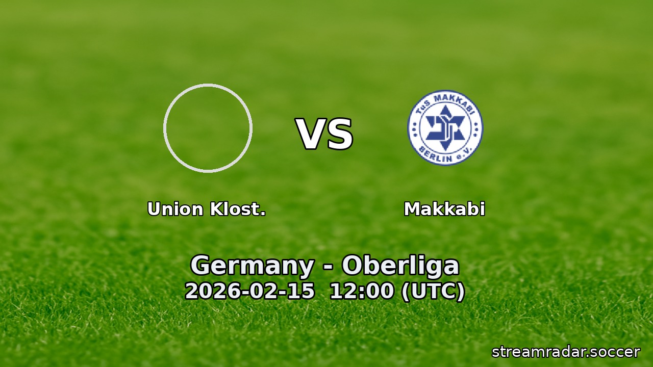 Union Klost. vs Makkabi