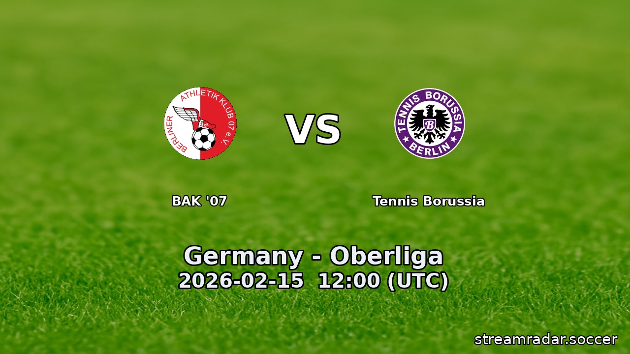 BAK '07 vs Tennis Borussia