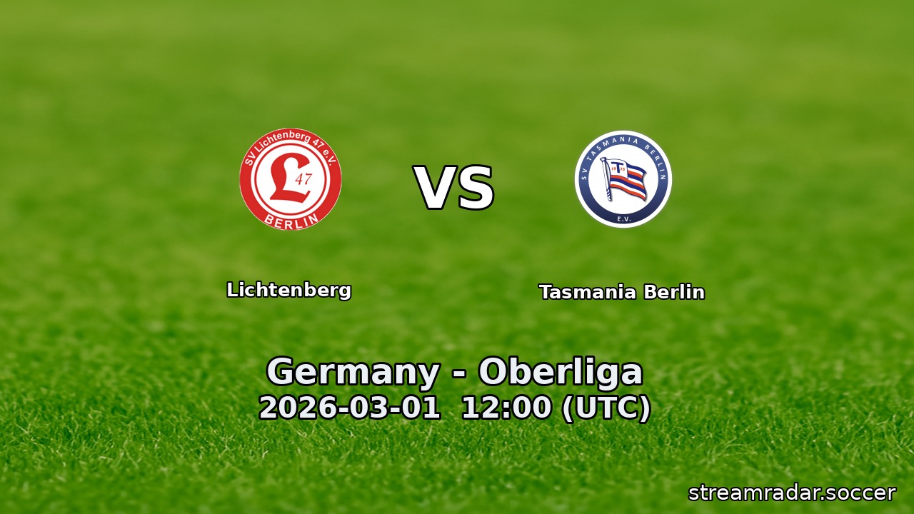Lichtenberg vs Tasmania Berlin