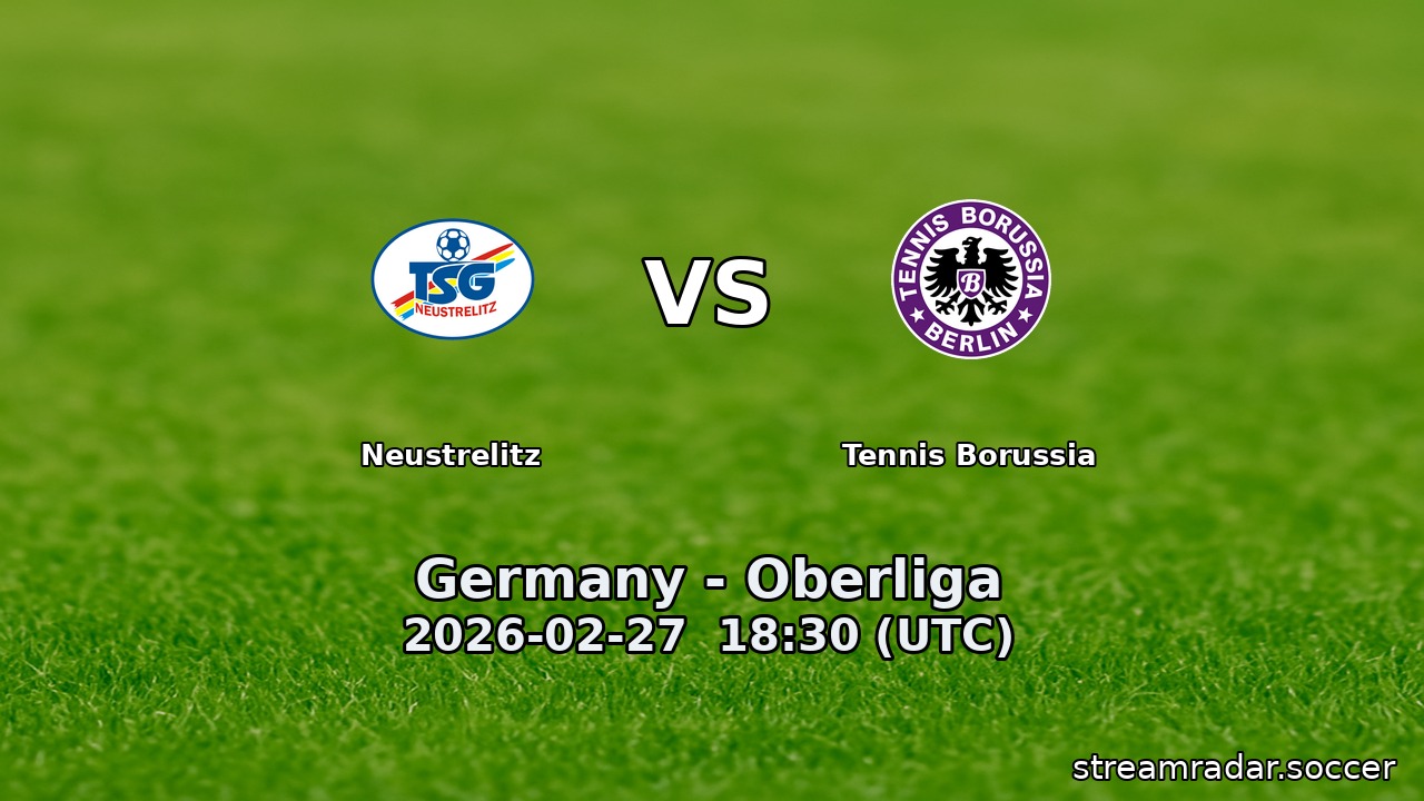Neustrelitz vs Tennis Borussia