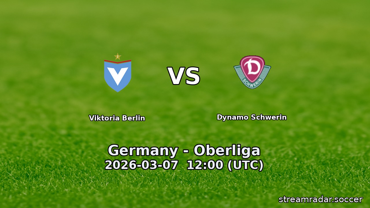 Viktoria Berlin vs Dynamo Schwerin