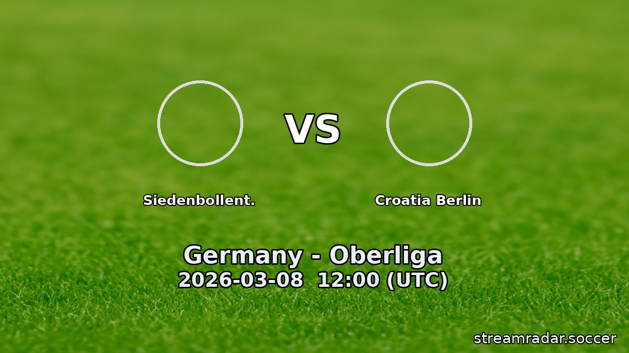 Siedenbollent. vs Croatia Berlin
