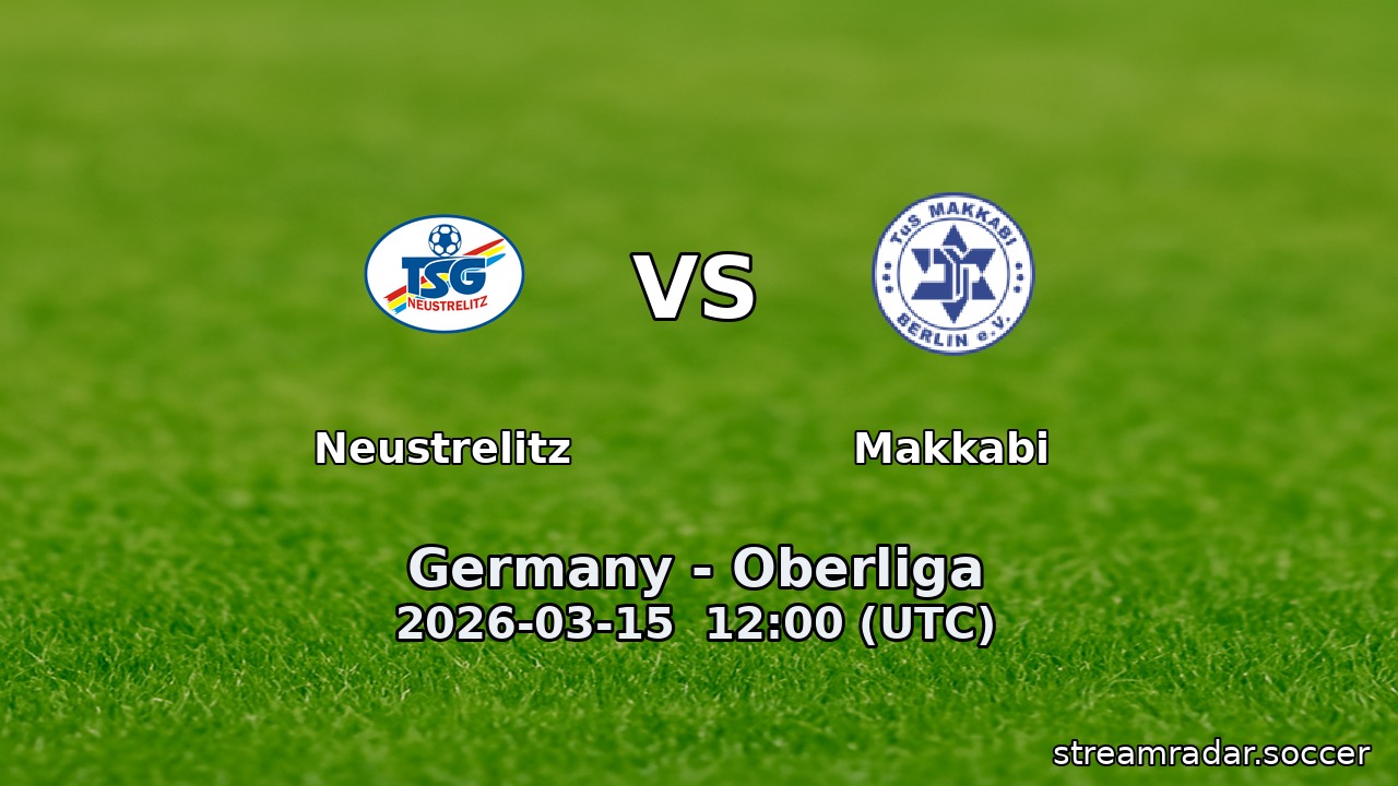 Neustrelitz vs Makkabi
