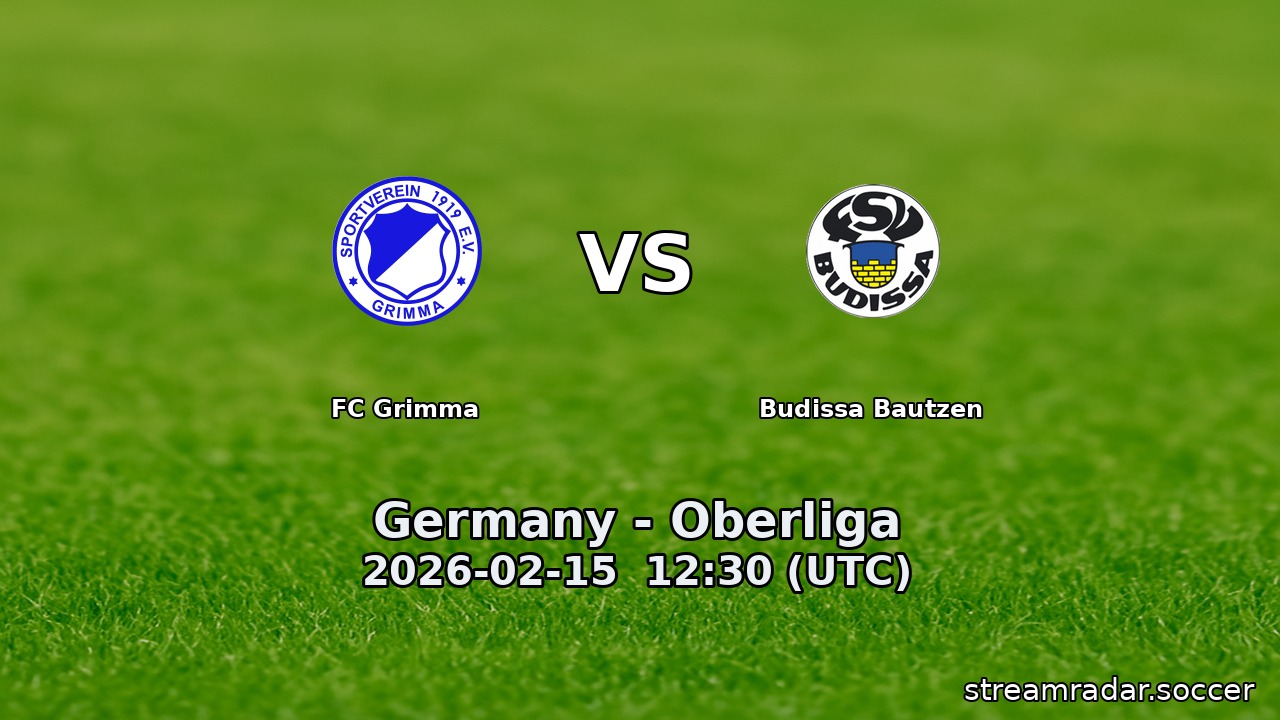 FC Grimma vs Budissa Bautzen