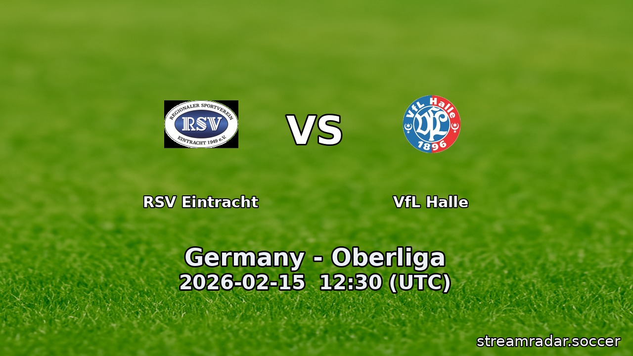 RSV Eintracht vs VfL Halle
