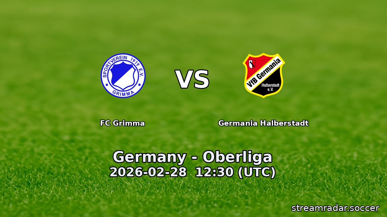 FC Grimma vs Germania Halberstadt