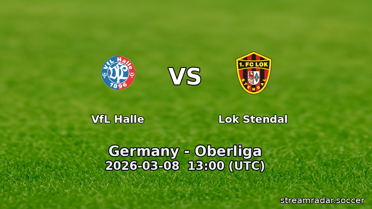 VfL Halle vs Lok Stendal