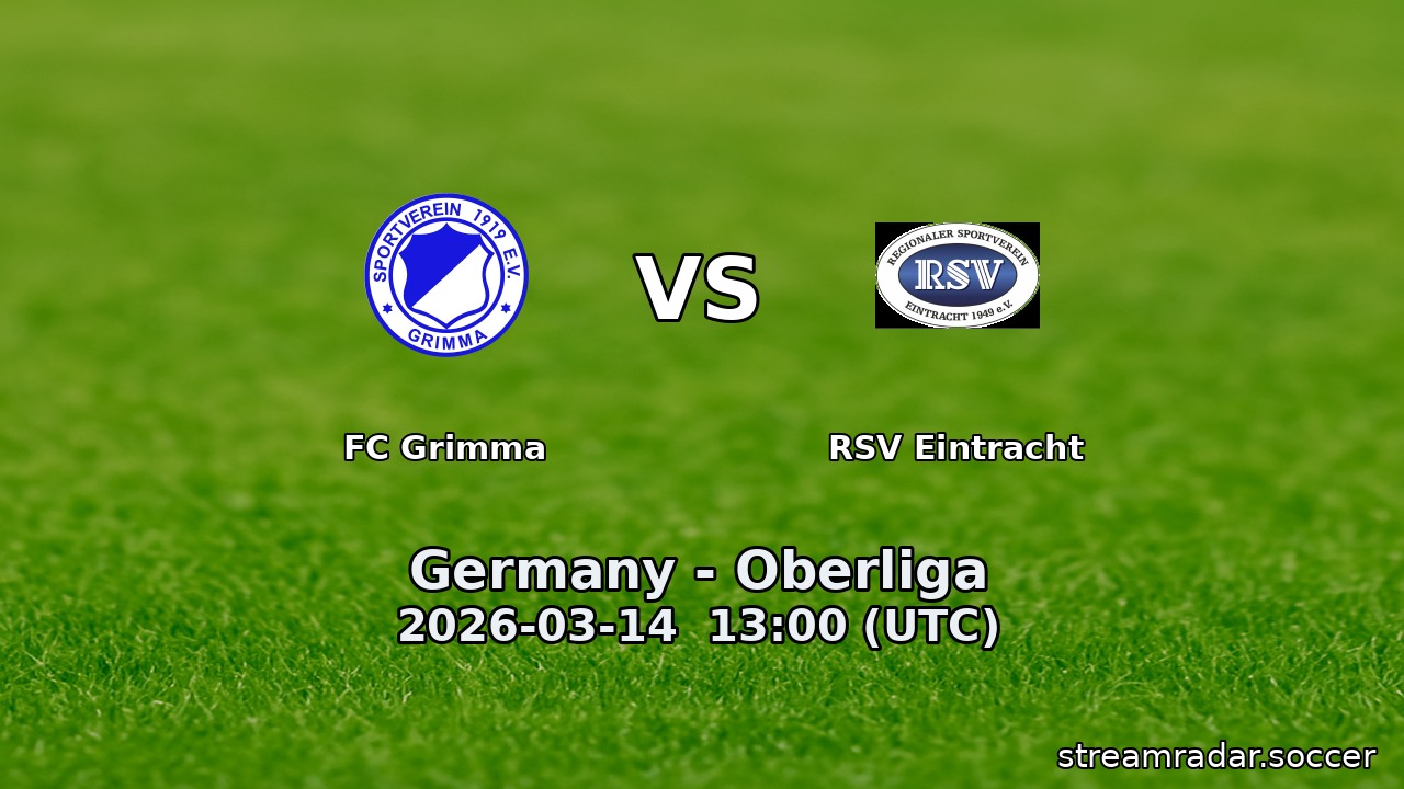 FC Grimma vs RSV Eintracht