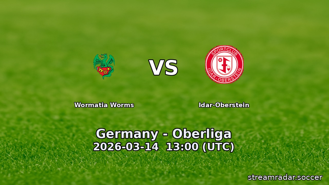 Wormatia Worms vs Idar-Oberstein