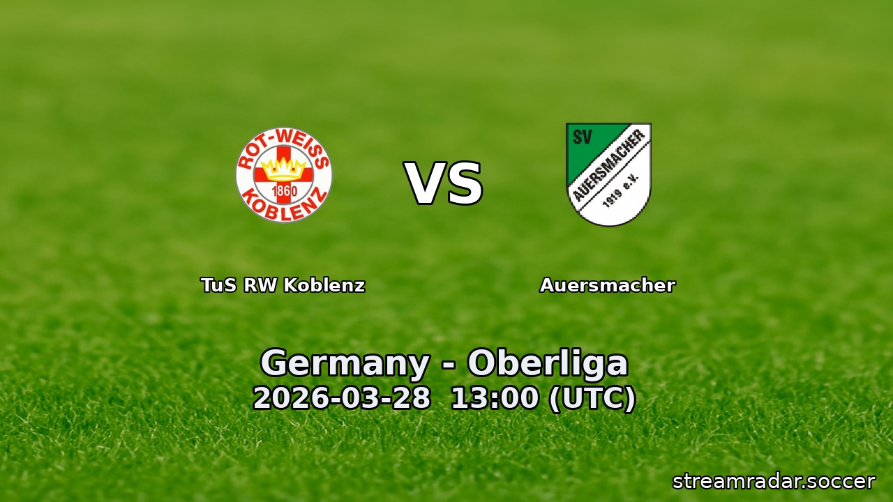 TuS RW Koblenz vs Auersmacher