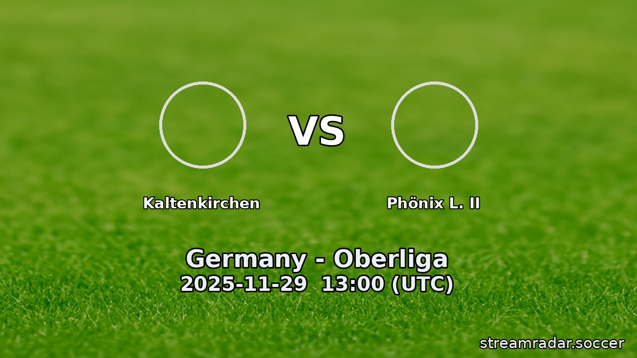 Kaltenkirchen vs Phönix L. II