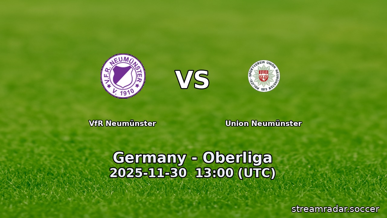 VfR Neumünster vs Union Neumünster