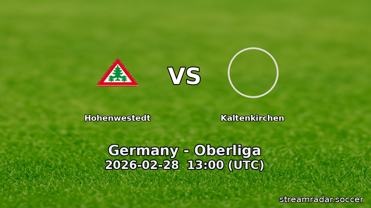Hohenwestedt vs Kaltenkirchen