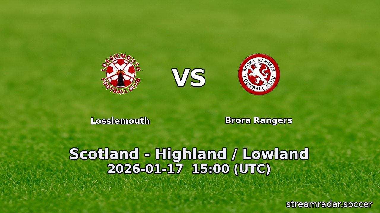Lossiemouth vs Brora Rangers