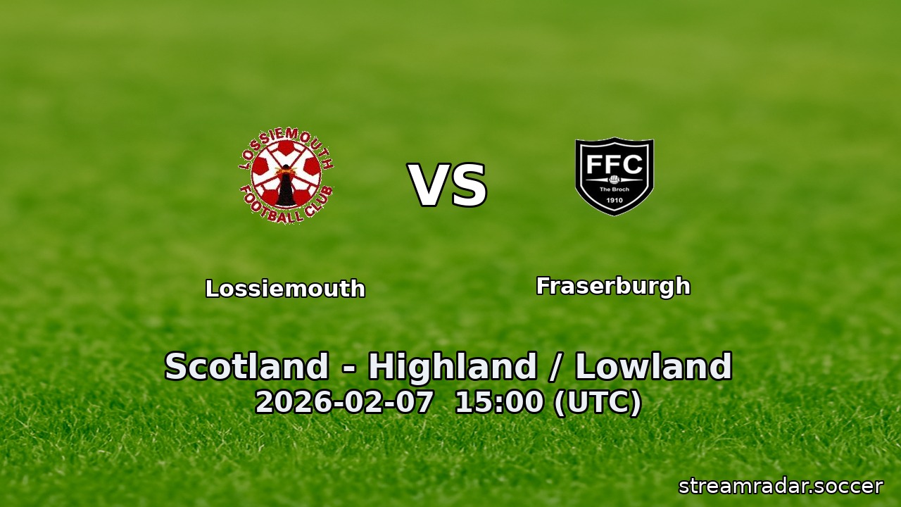 Lossiemouth vs Fraserburgh