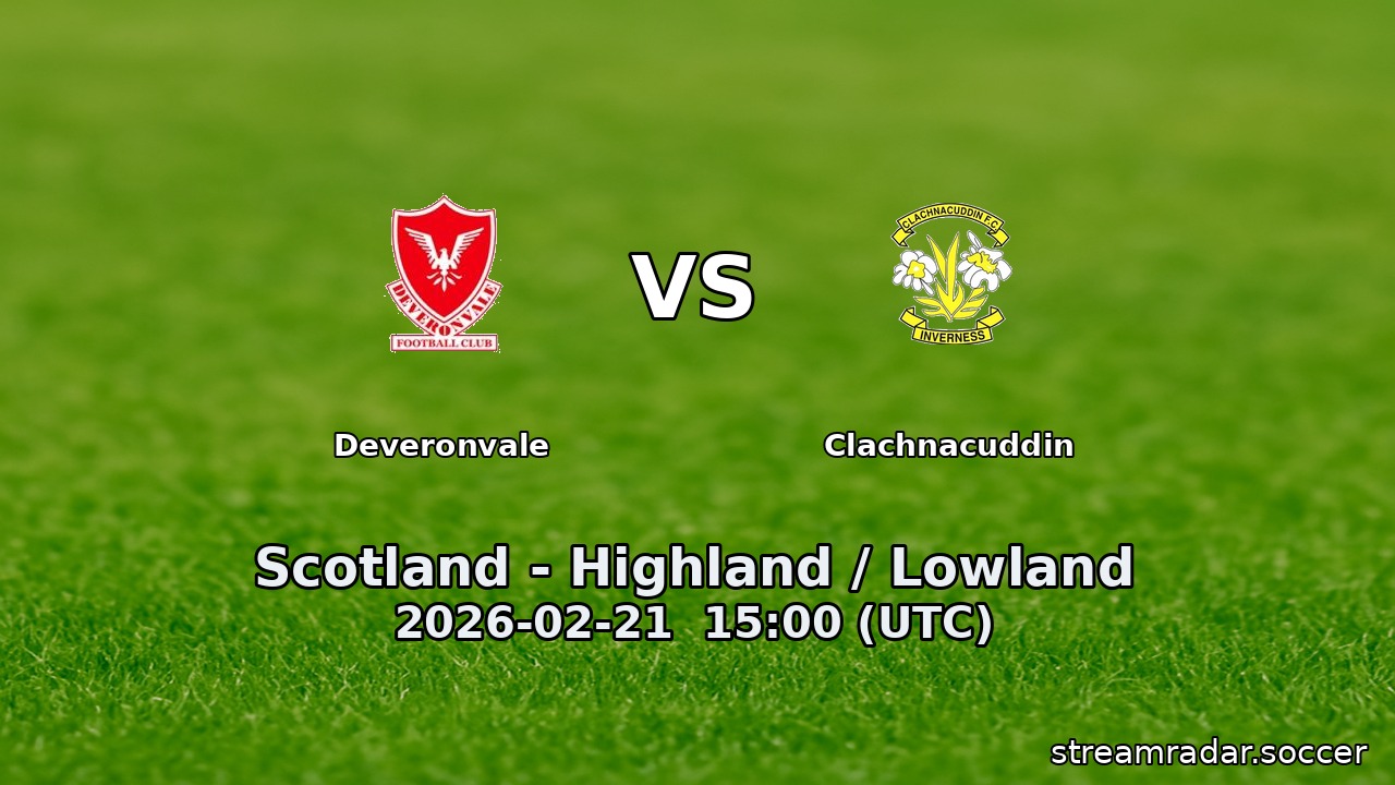 Deveronvale vs Clachnacuddin