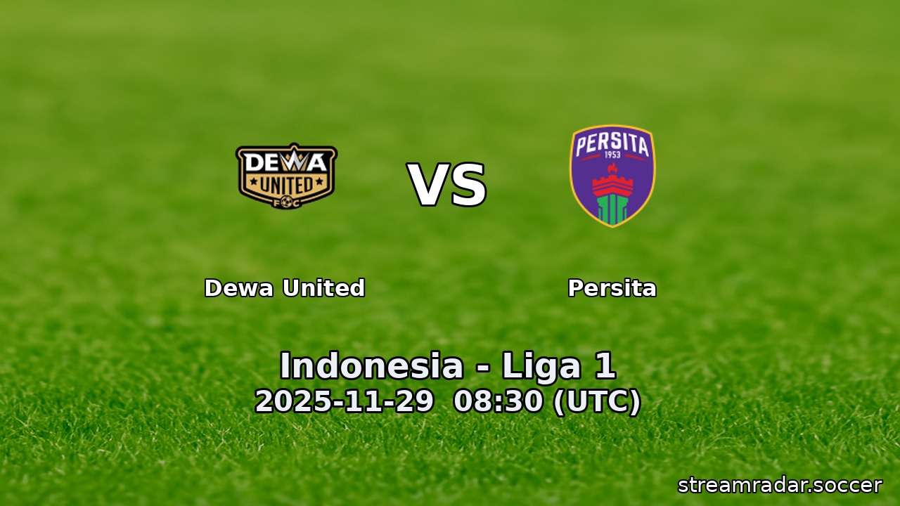 Dewa United vs Persita