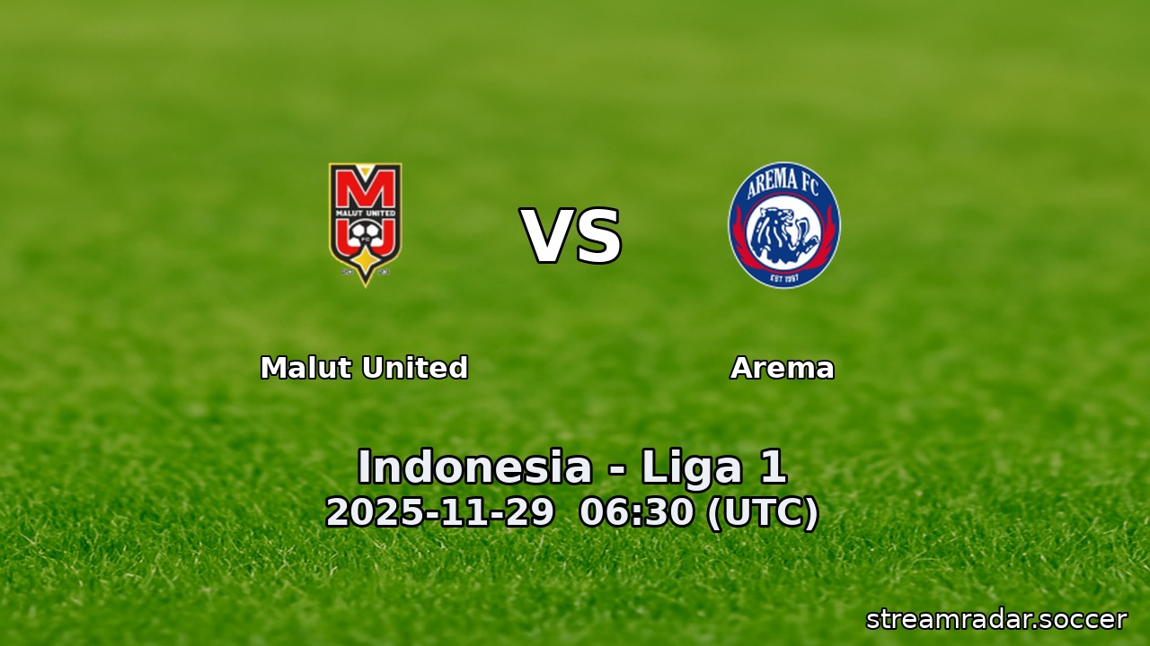 Malut United vs Arema