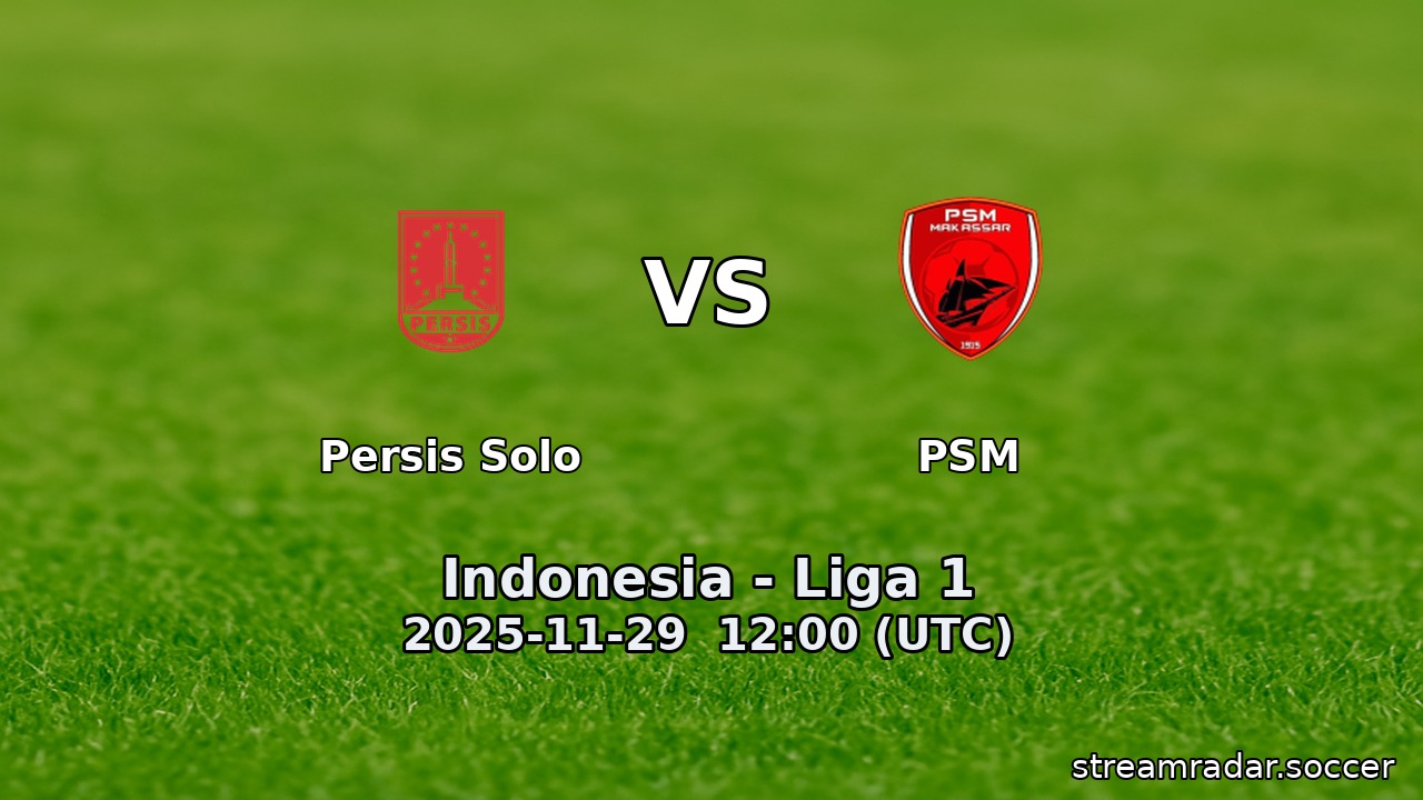 Persis Solo vs PSM