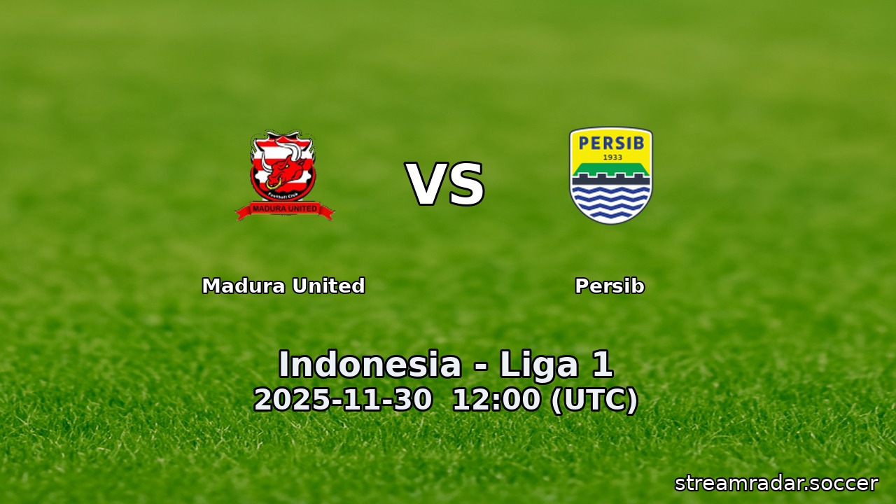 Madura United vs Persib