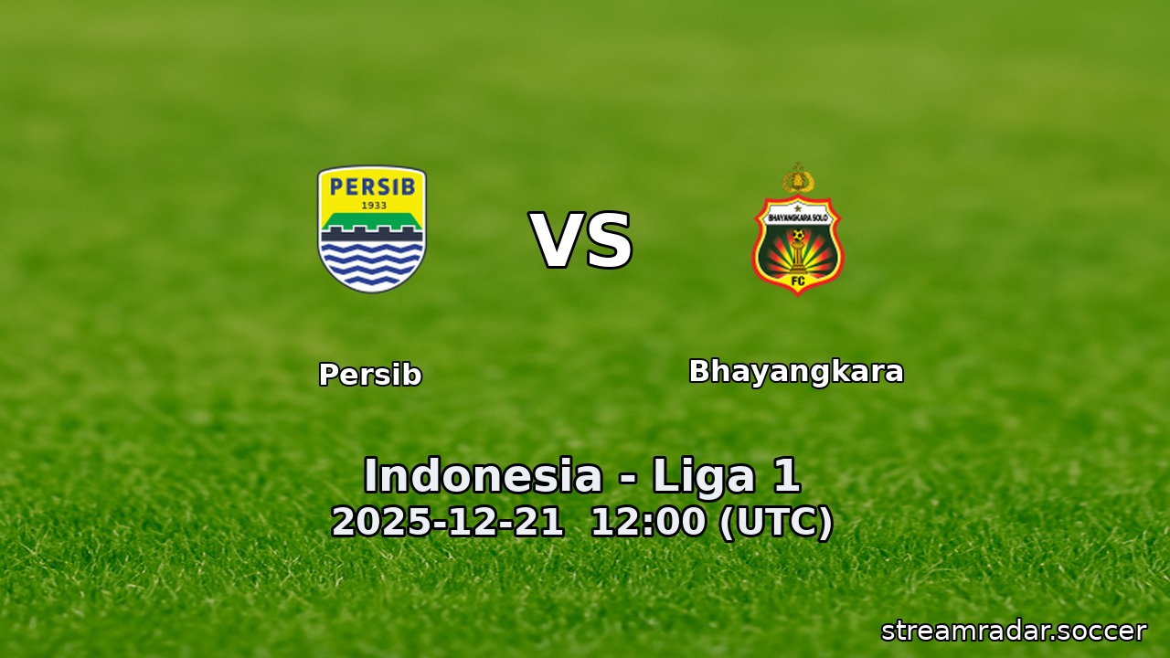 Persib vs Bhayangkara