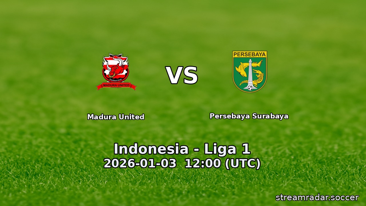 Madura United vs Persebaya Surabaya