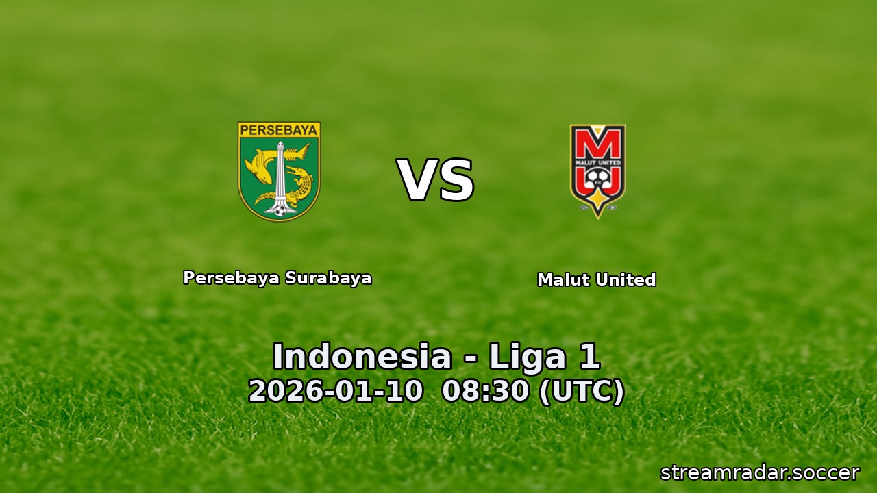 Persebaya Surabaya vs Malut United