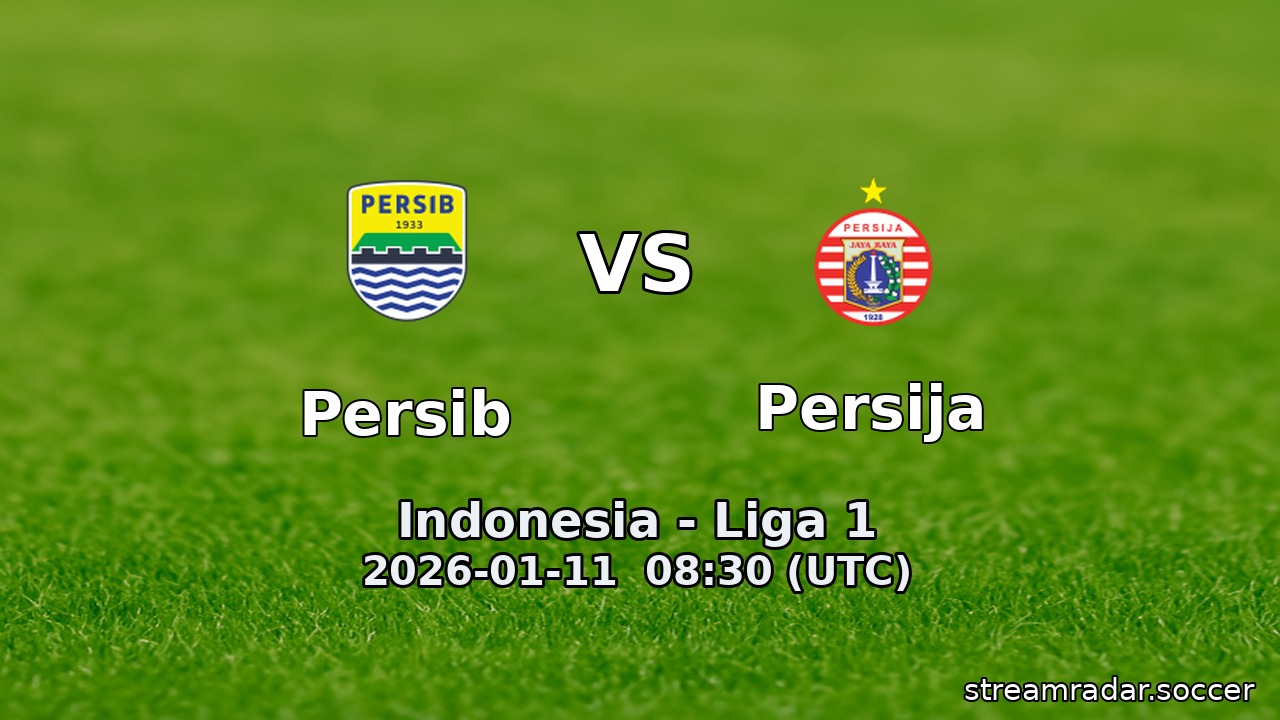 Persib vs Persija