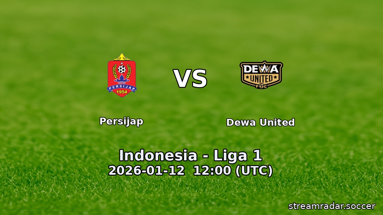 Persijap vs Dewa United