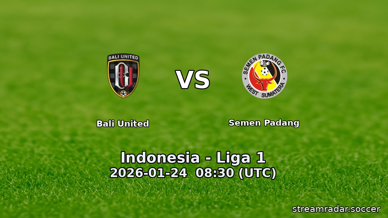 Bali United vs Semen Padang