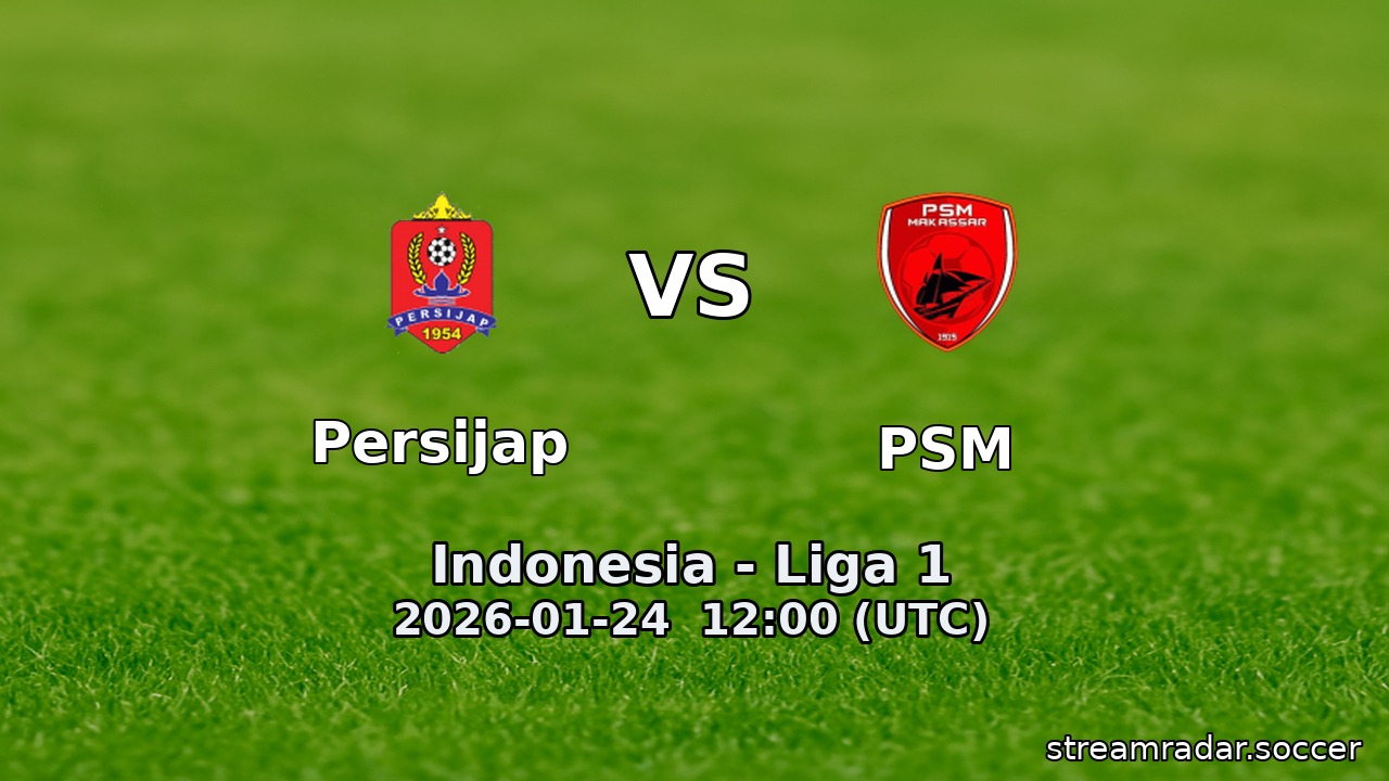 Persijap vs PSM