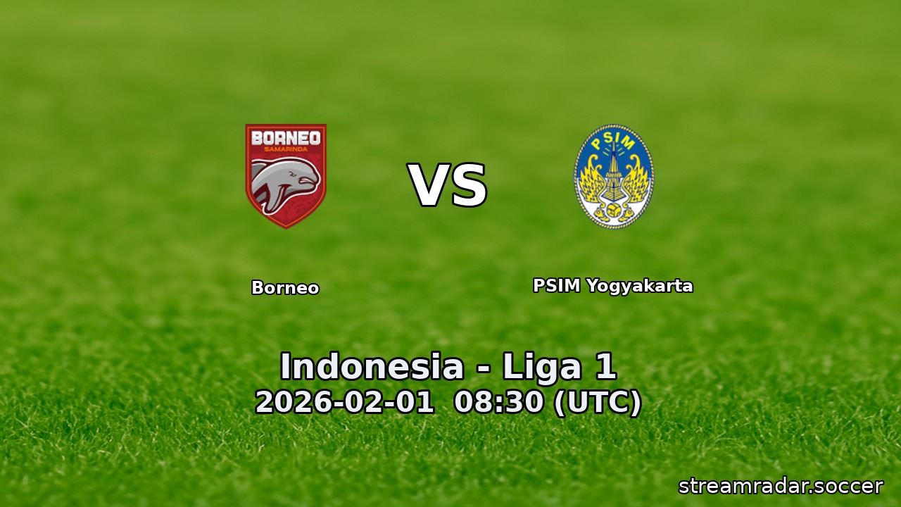 Borneo vs PSIM Yogyakarta