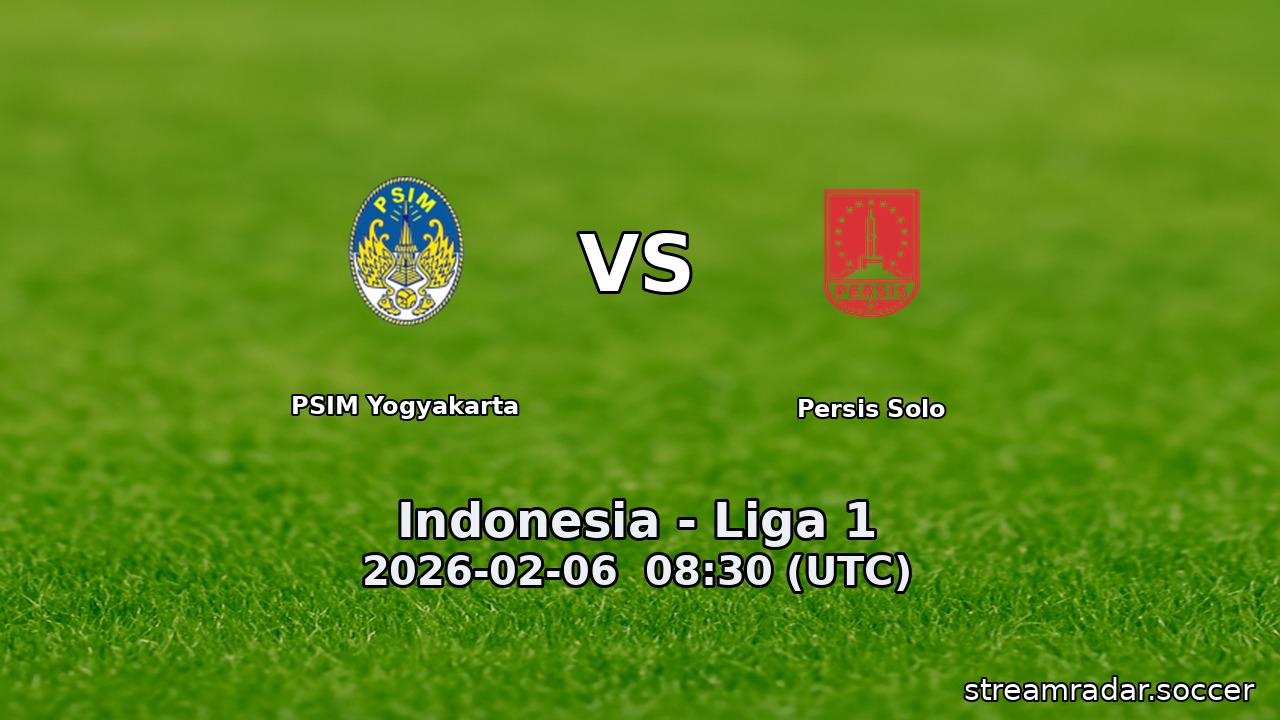 PSIM Yogyakarta vs Persis Solo
