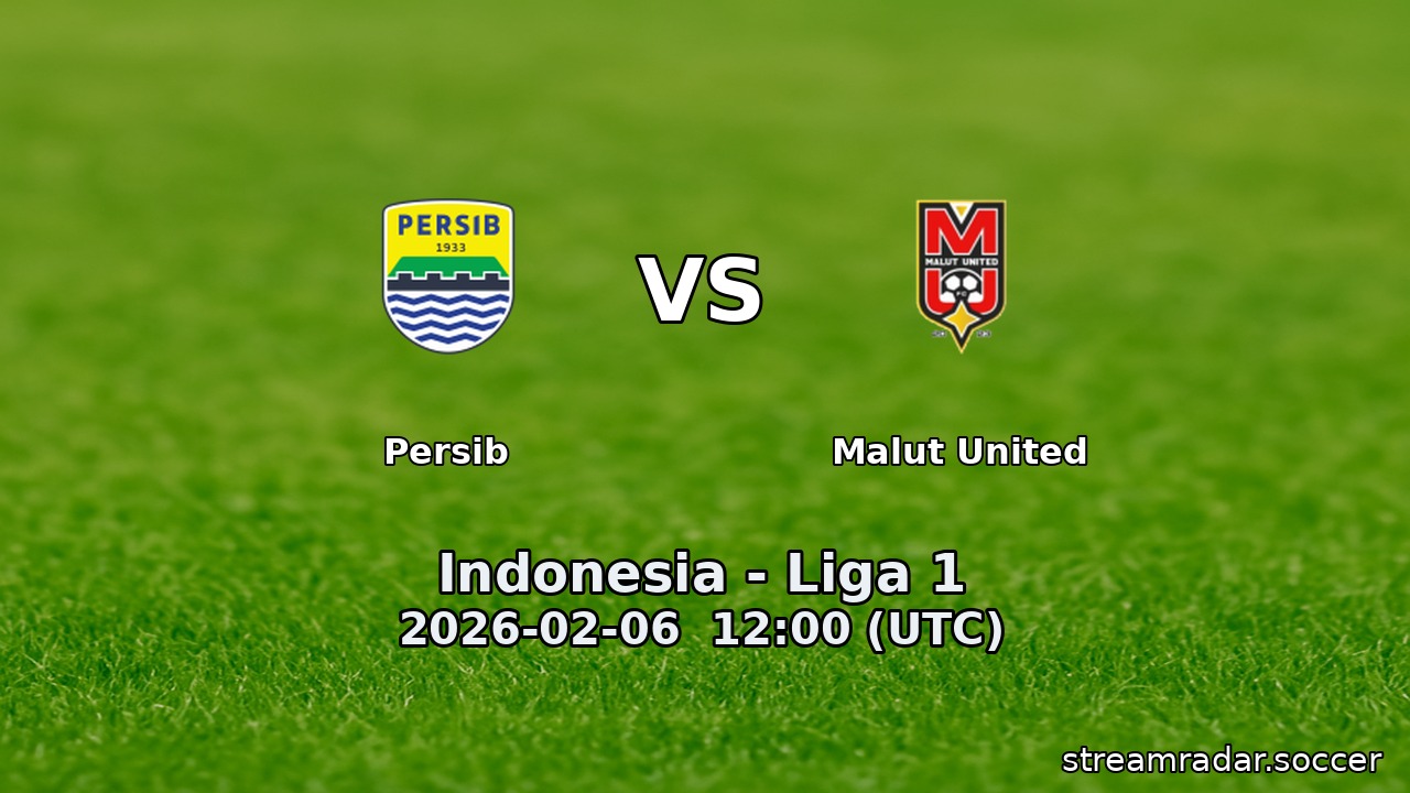 Persib vs Malut United
